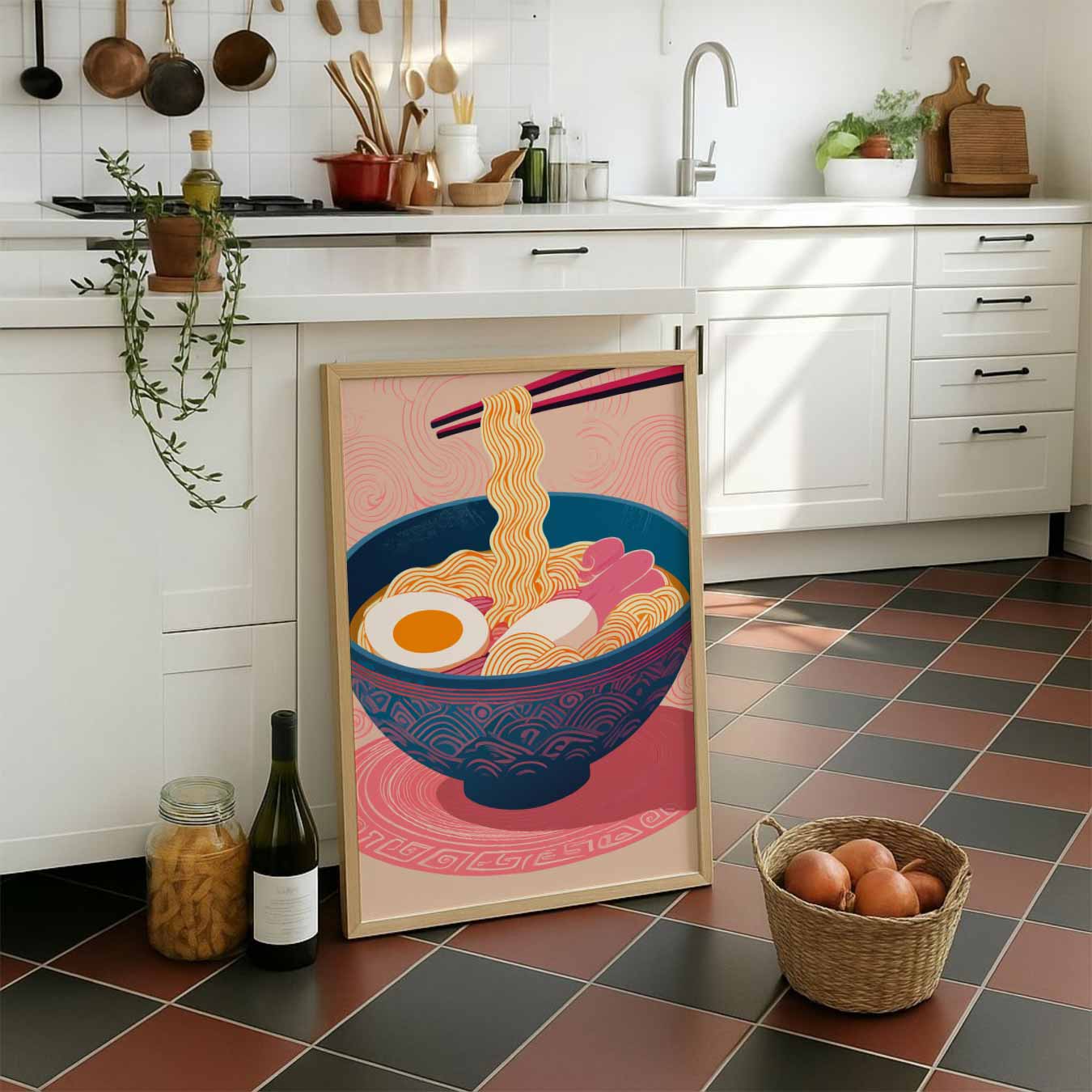 Ramen Liefhebbers Poster-WallArtistic