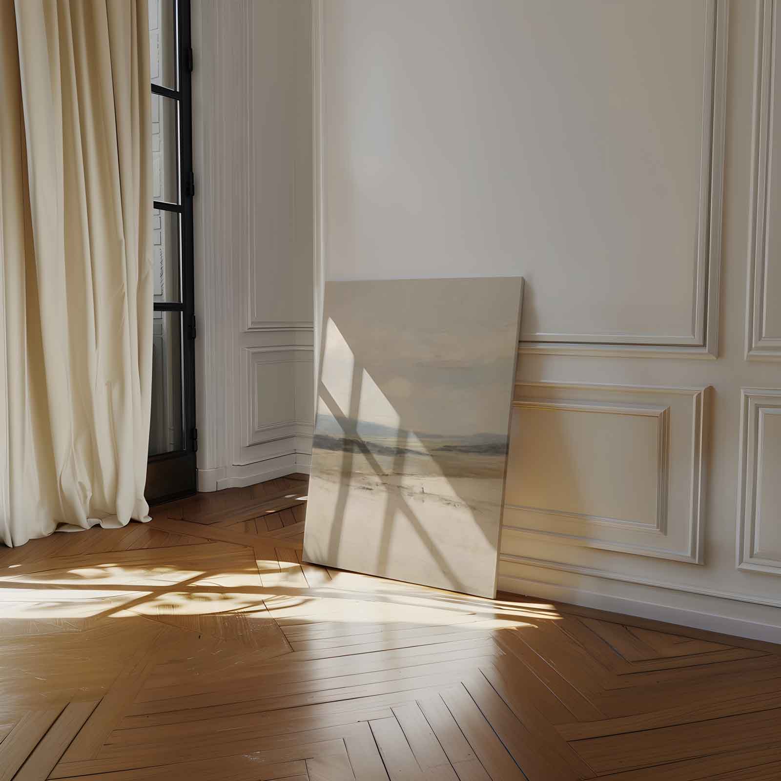 Sereniteit in de Ochtendmist Kunstwerk-canvas-dibond-plexiglas-wanddecoratie-WallArtistic