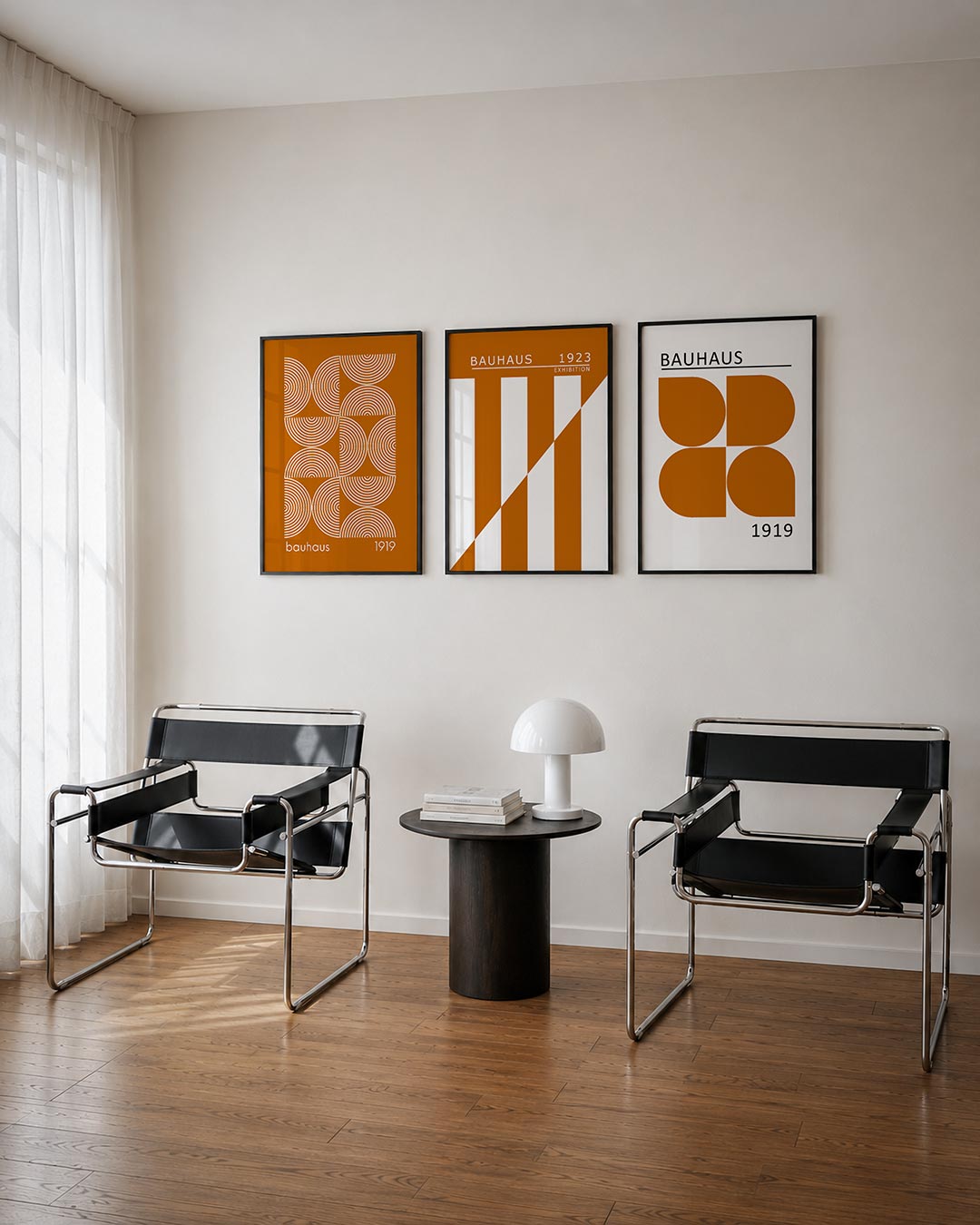 Cirkelritme en lijnen Posterset