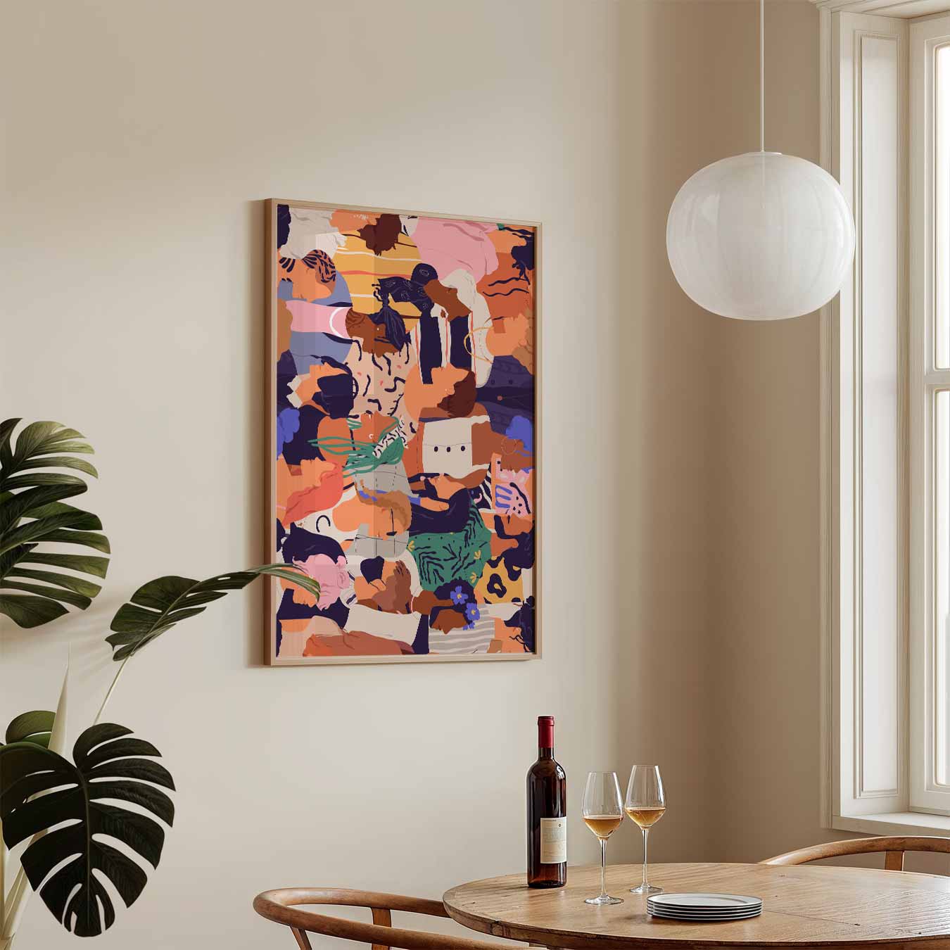 Vrolijke Karakters Poster-WallArtistic