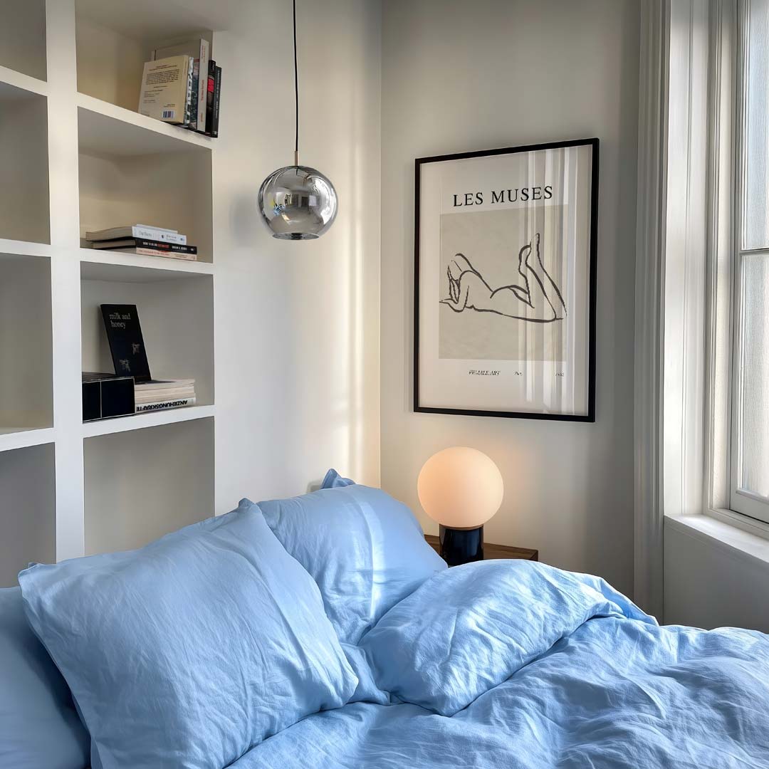 Les Muses Minimalistische Kunstposter-WallArtistic