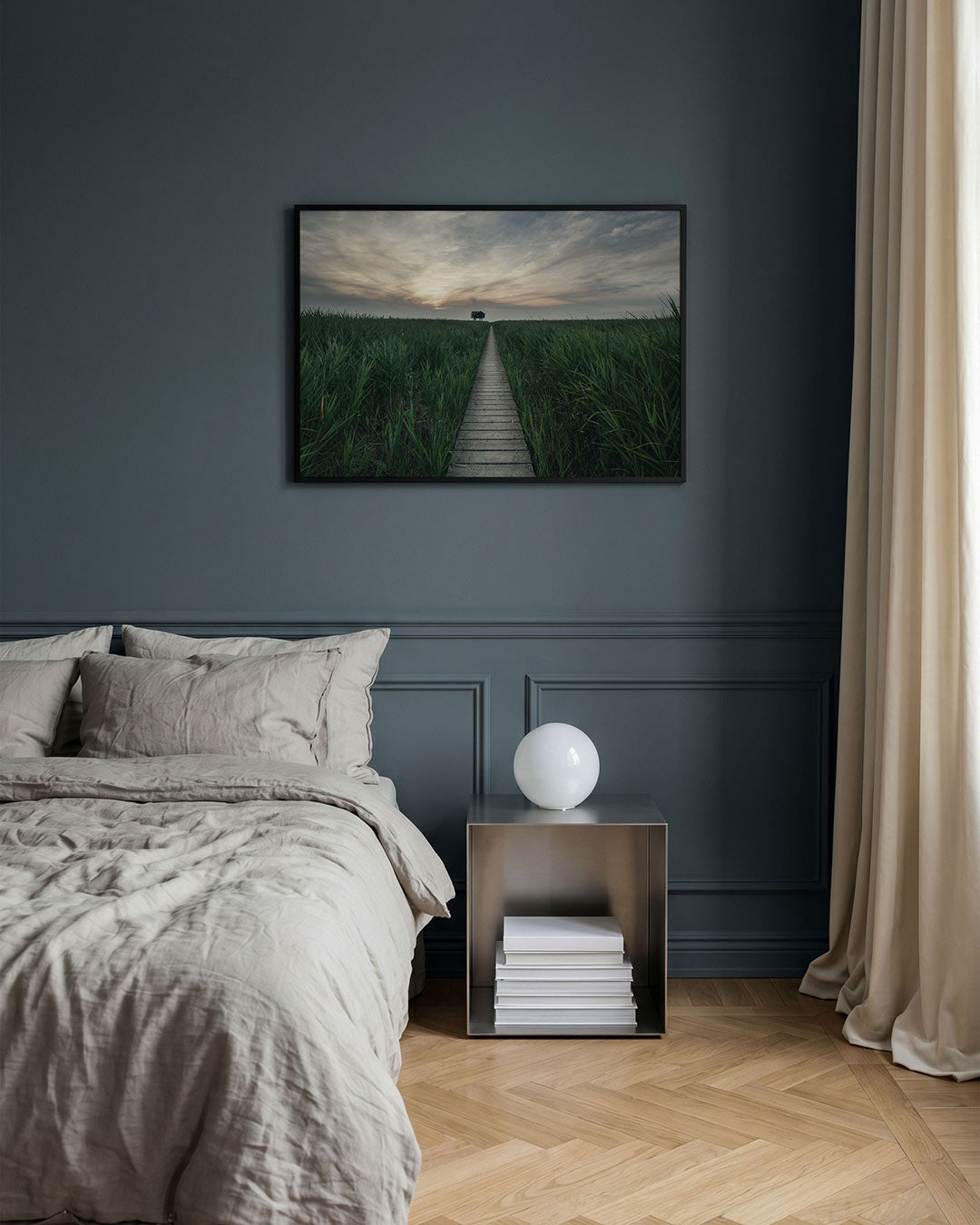 Rustige landschapspad Poster