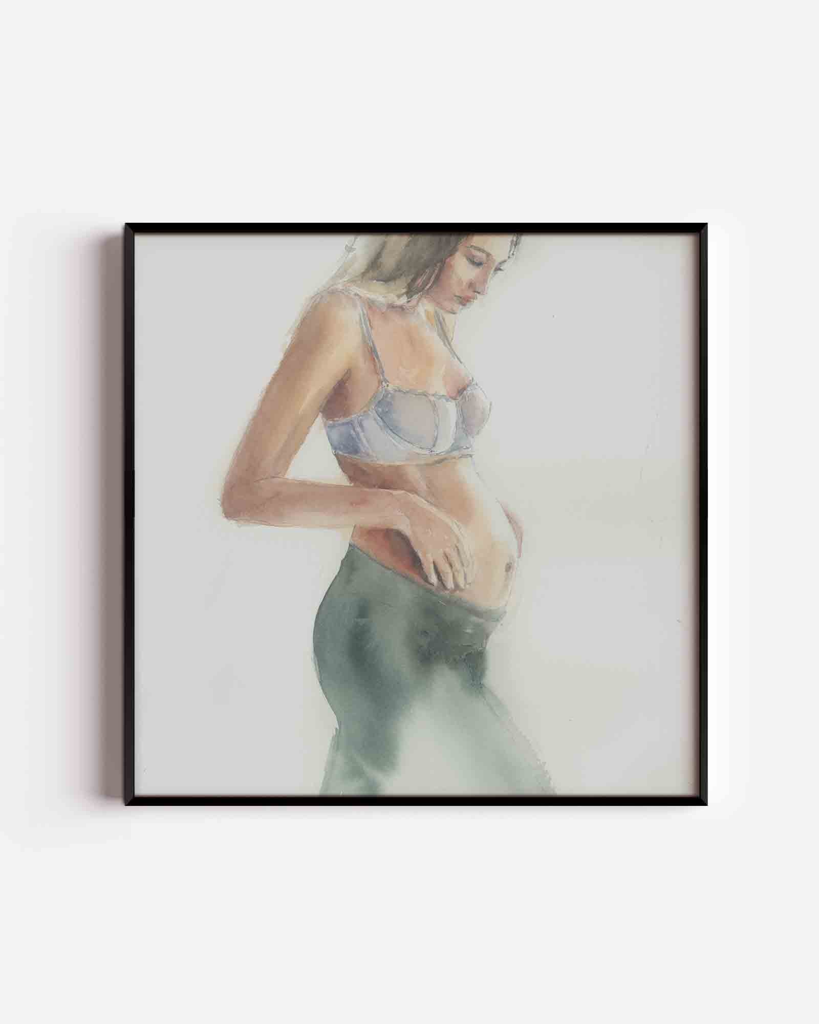 Zwangere vrouw Poster