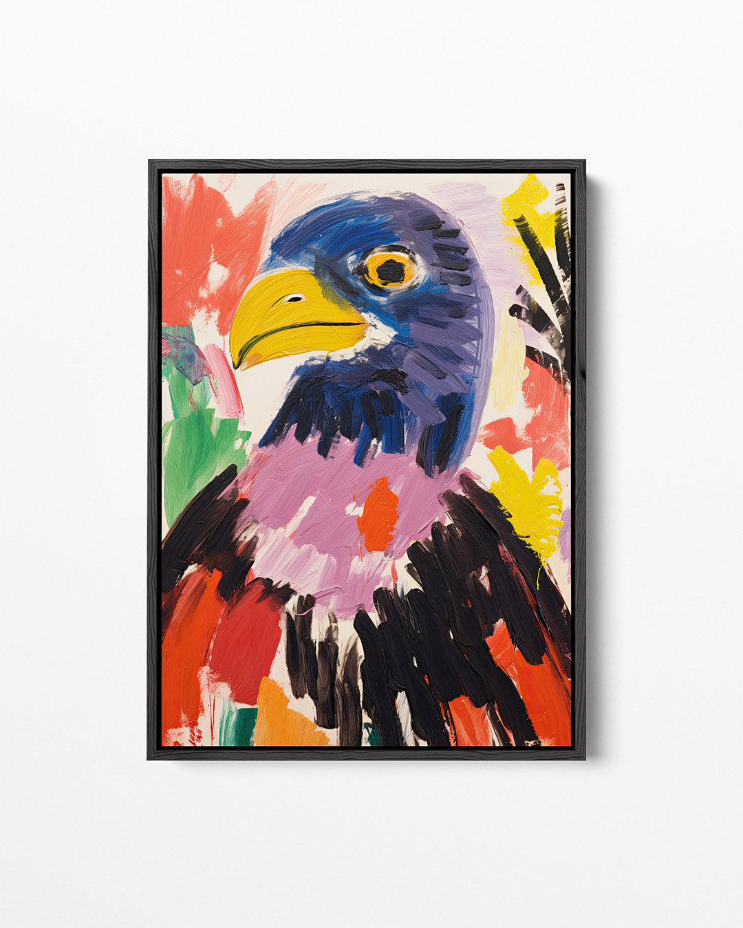Vogels in levendige kleuren Kunstwerk