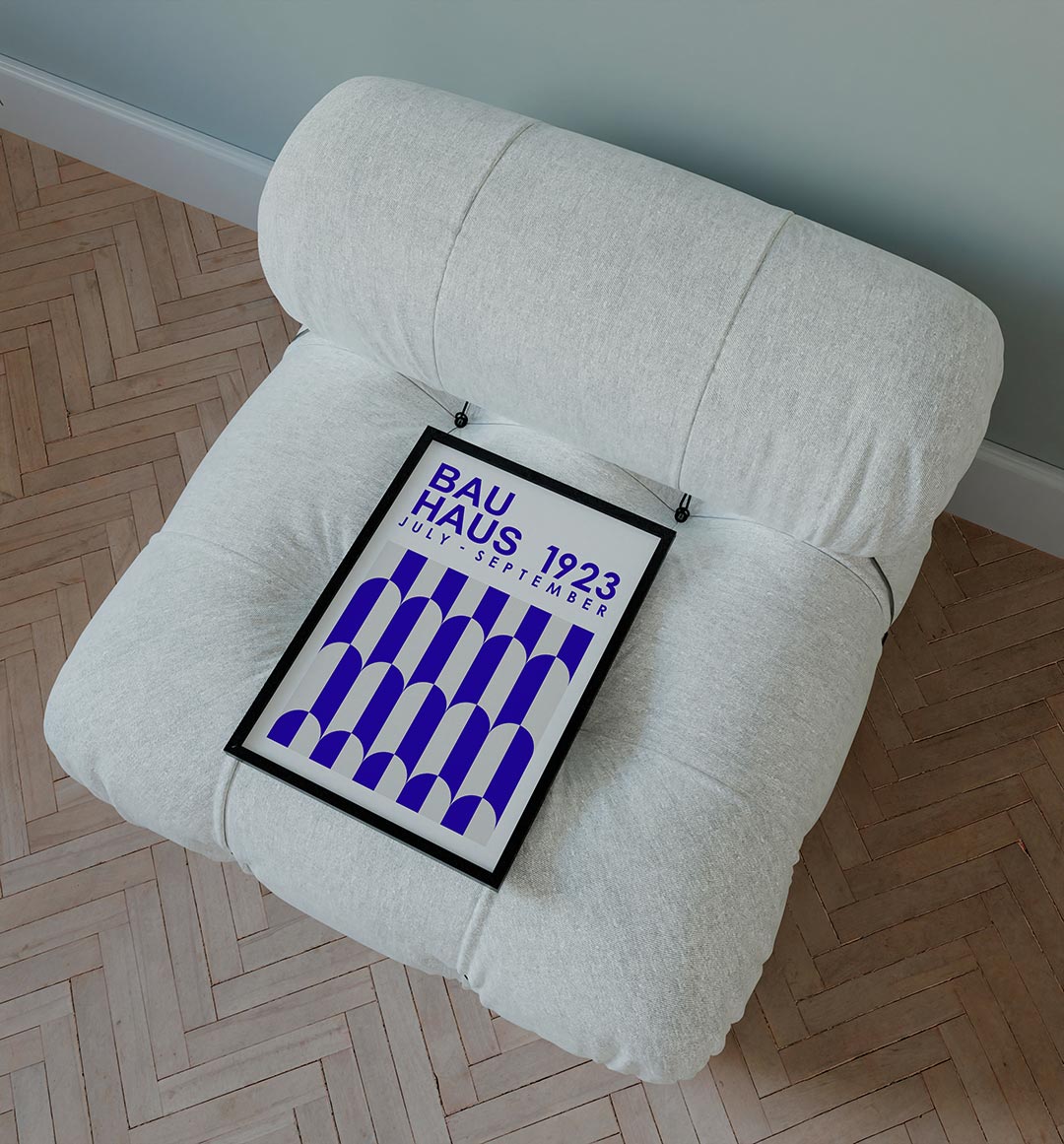 Vormritme en kleur Poster