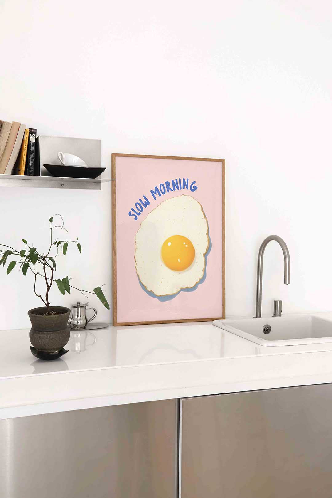 Gebakken ei Poster