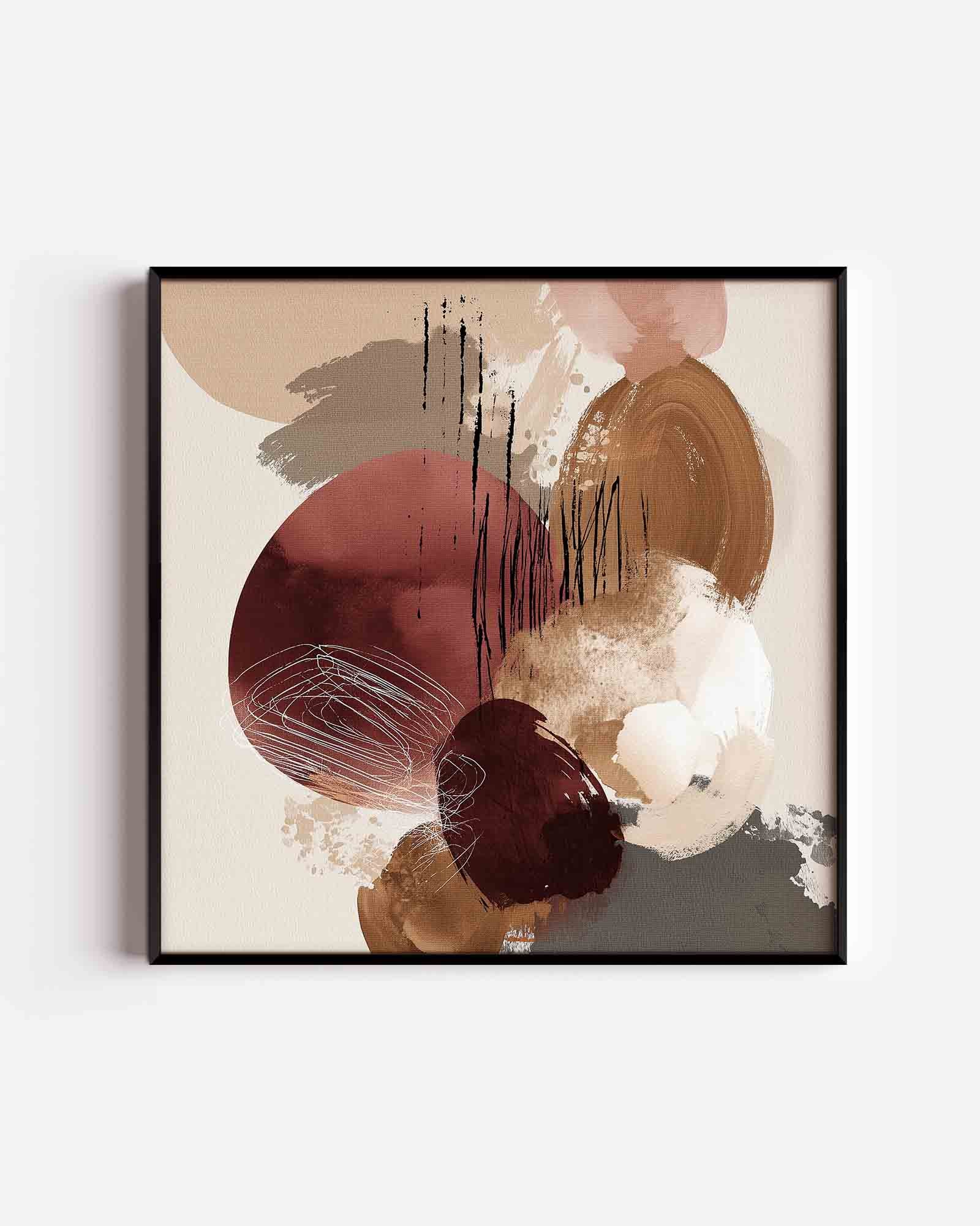 Abstracte vormen Poster