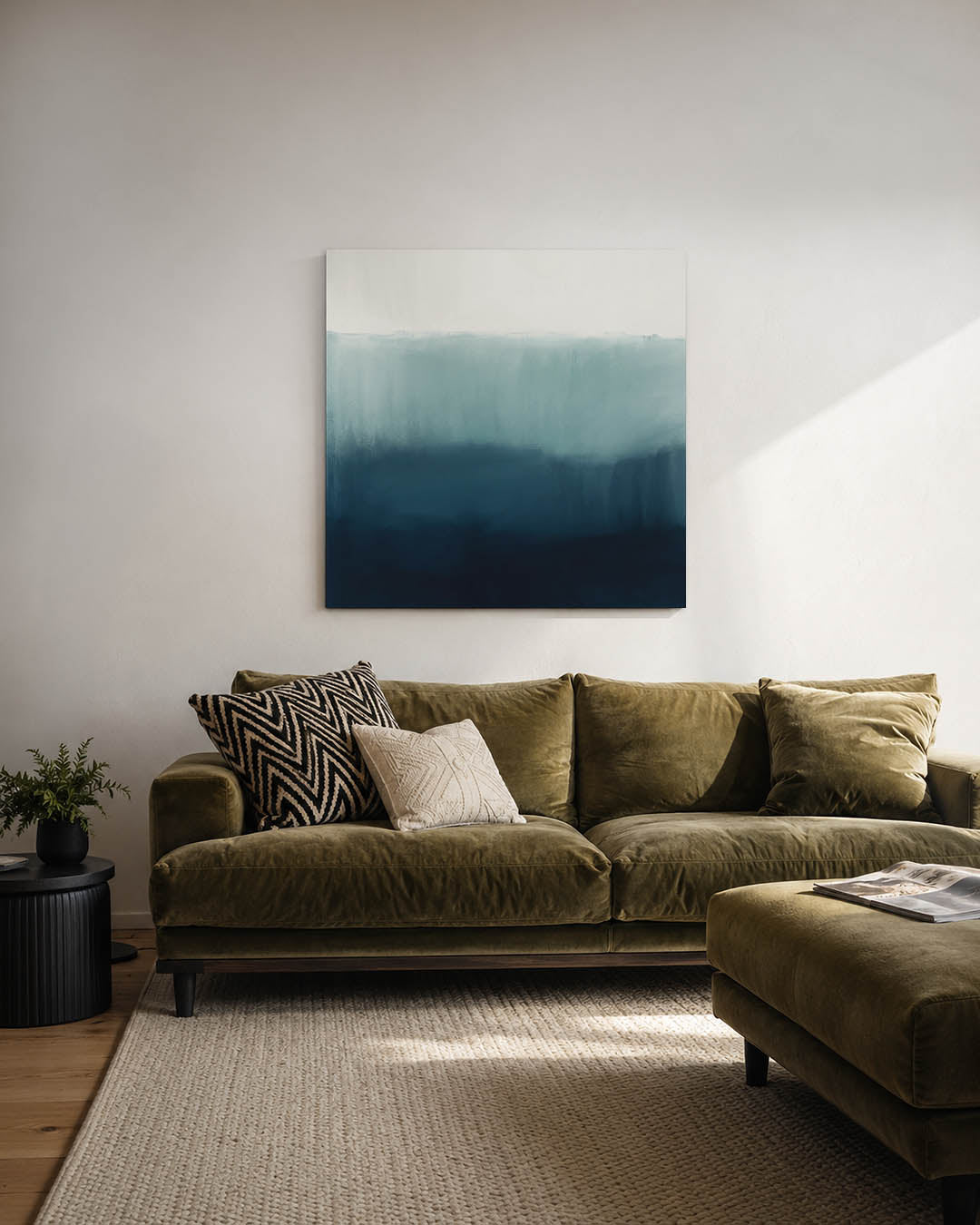 Vloeiende kleurovergangen Kunstwerk