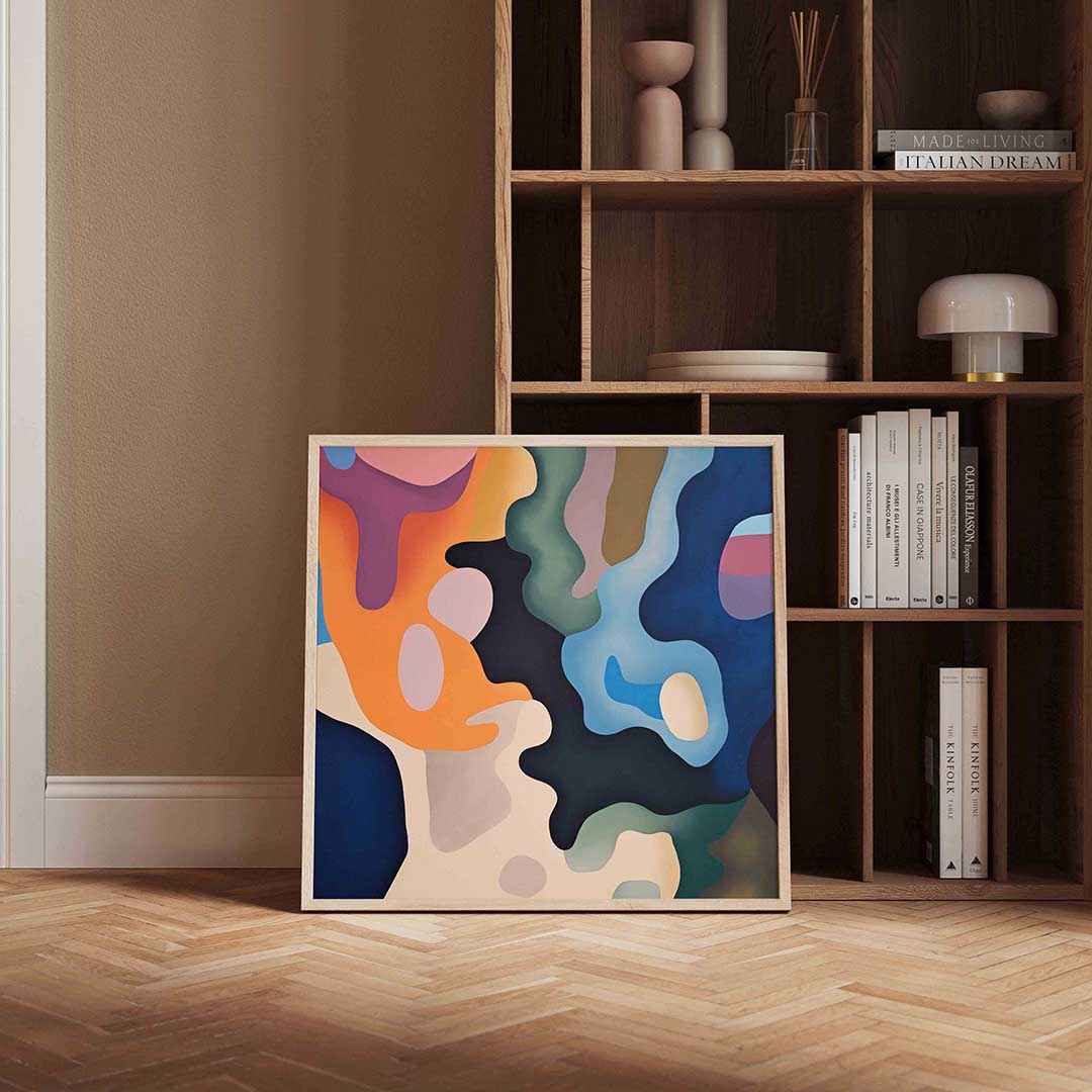 Abstracte vormen Poster