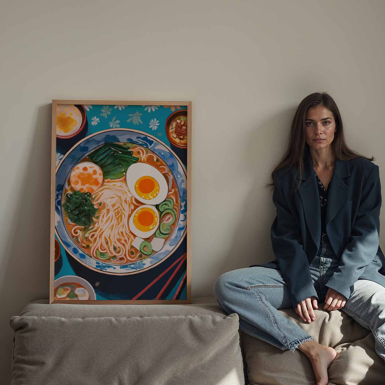 Kleurrijke Ramen Poster-WallArtistic