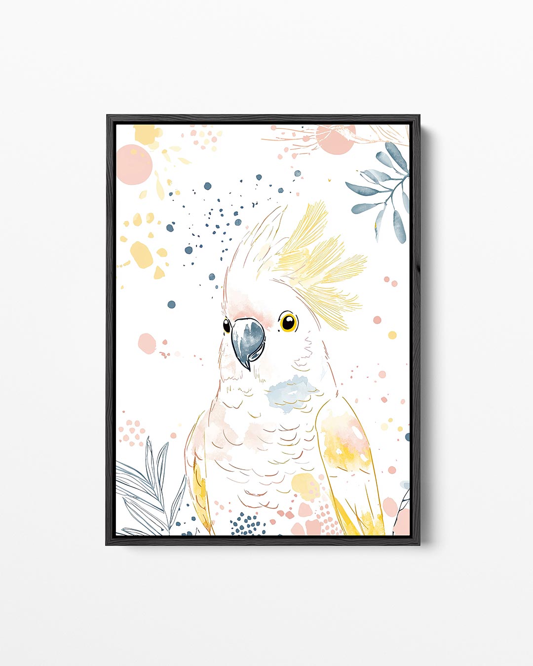 Vrolijke vogel illustratie Kunstwerk