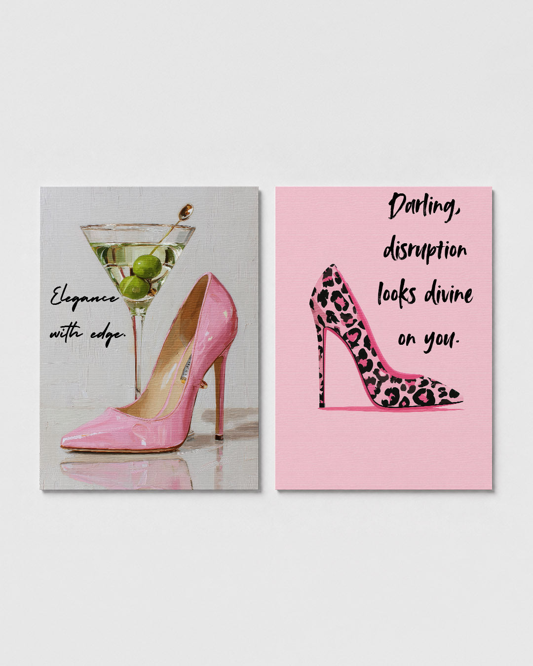 Glamour en stijl Posterset