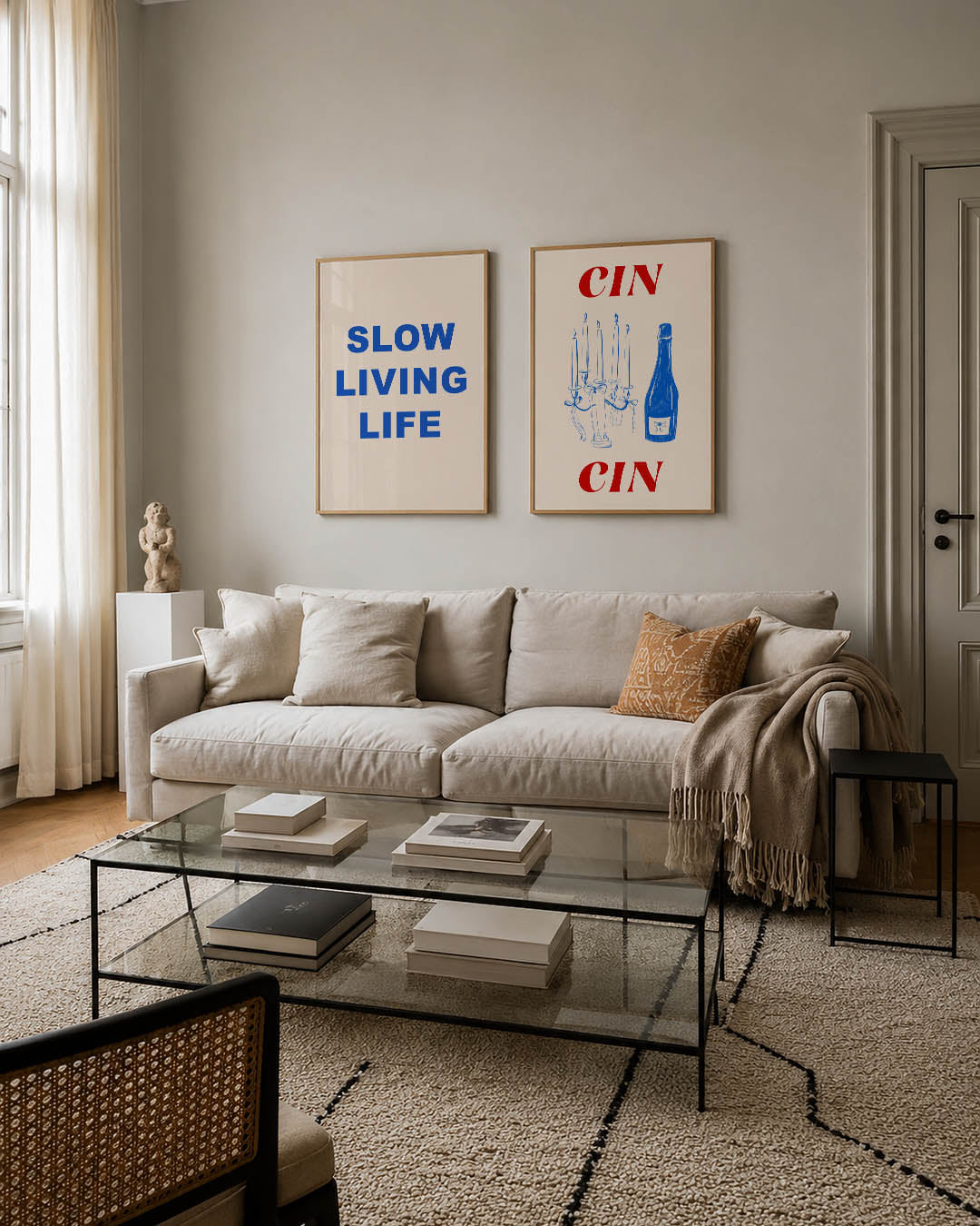 Kleur en woorden Posterset