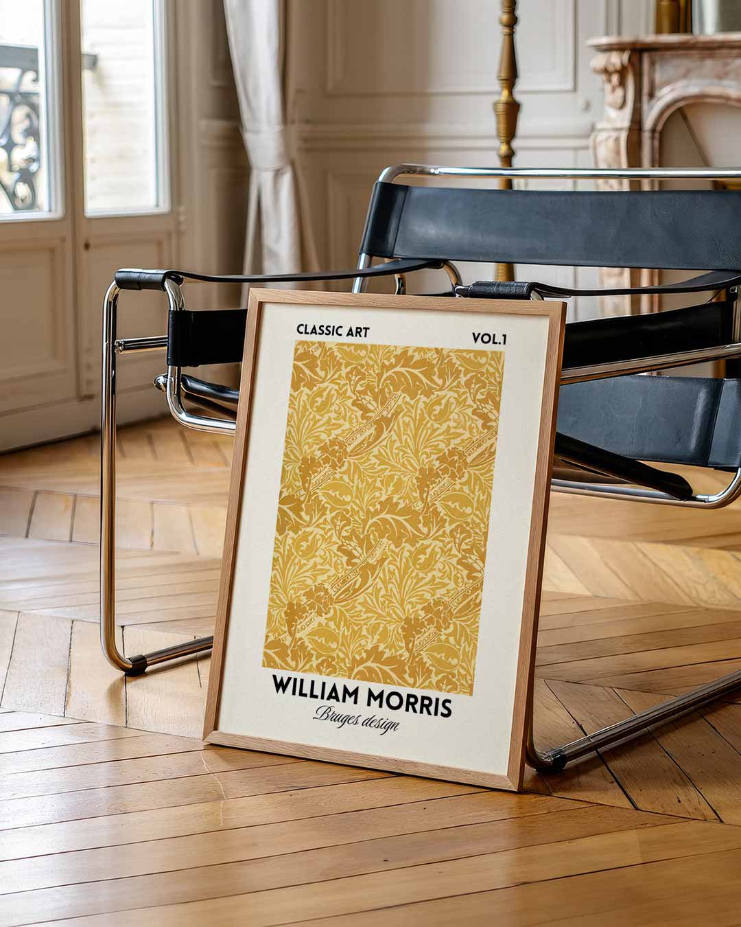 Klassieke Bloempatronen Poster-WallArtistic