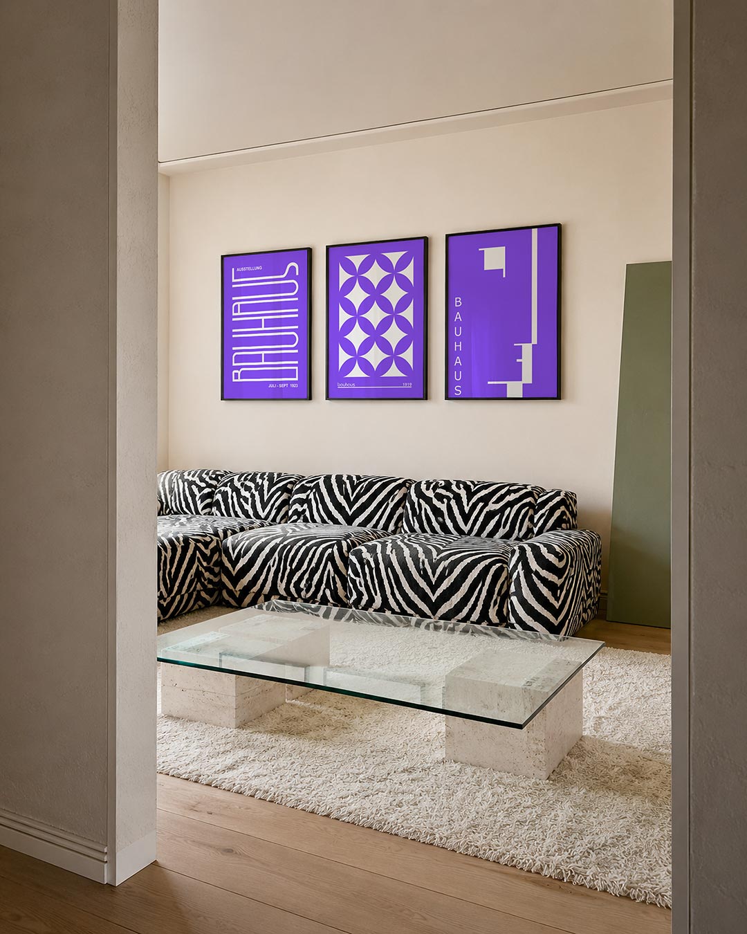 Lijnenspel en kleur Posterset