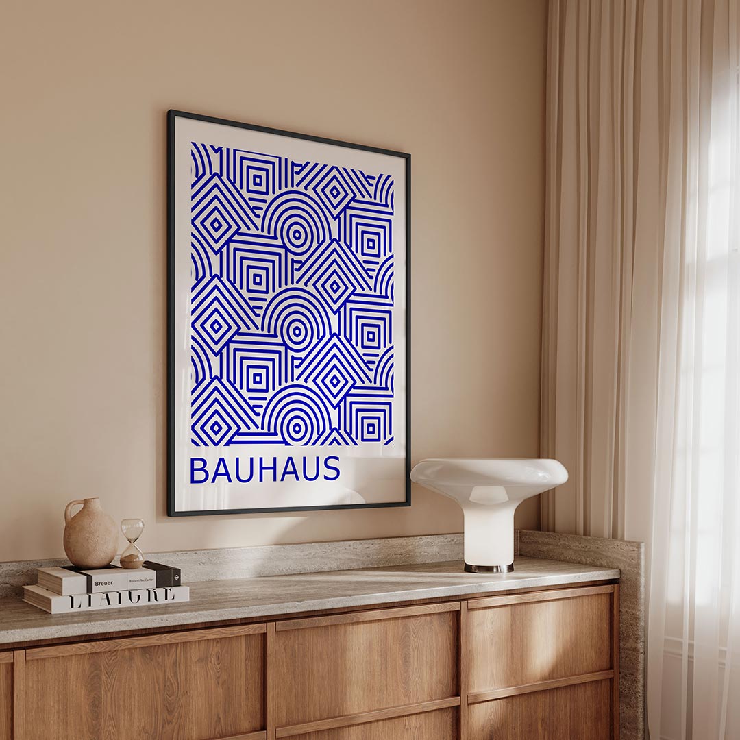 Lijnen en patronen Poster