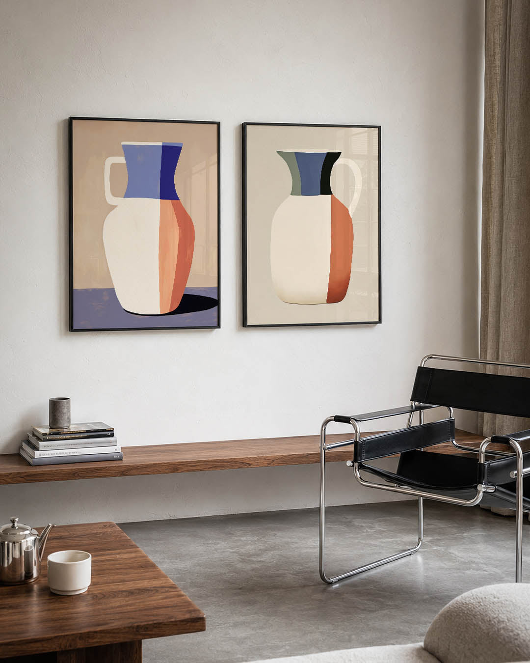Vorm en kleurvlakken Posterset