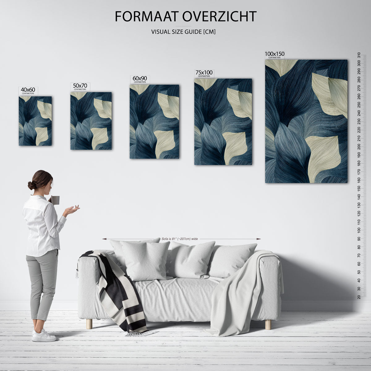 Organische vormen Kunstwerk