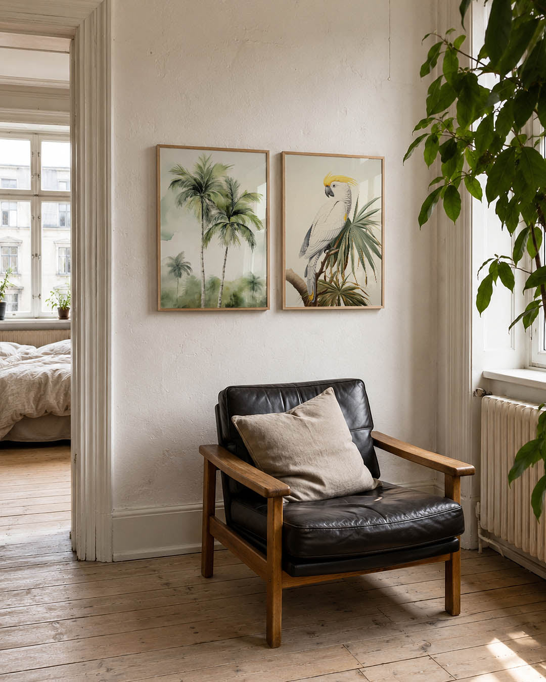 Tropisch groen Posterset
