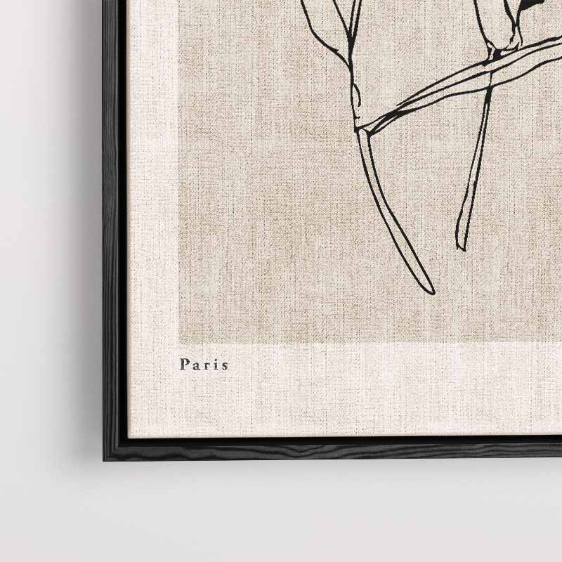 Botanische Schetswandeling Kunstwerk-canvas-dibond-plexiglas-wanddecoratie-WallArtistic