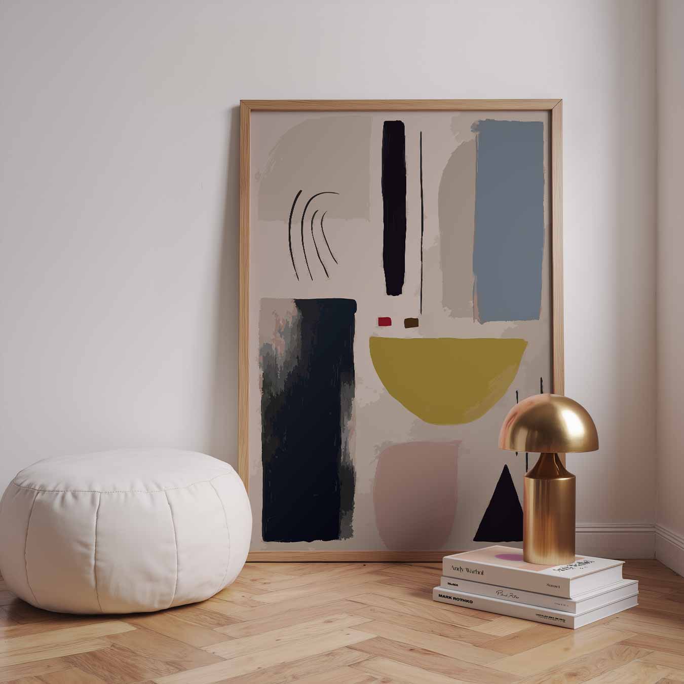 Moderne Abstracte Kunstposter-WallArtistic
