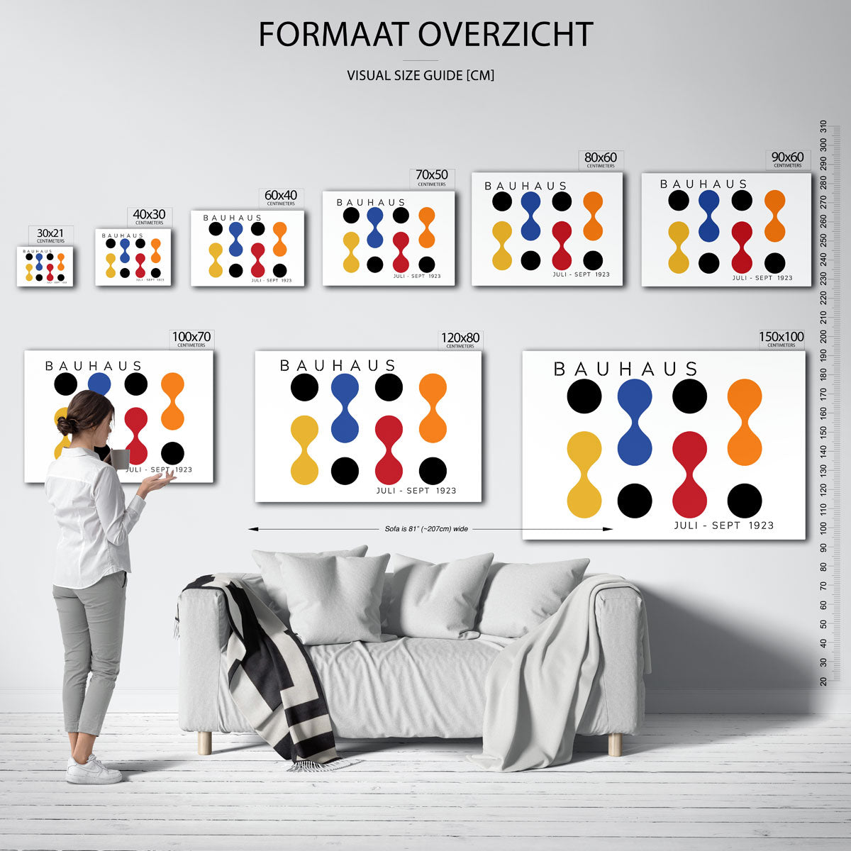 Vormen en vlakken Poster