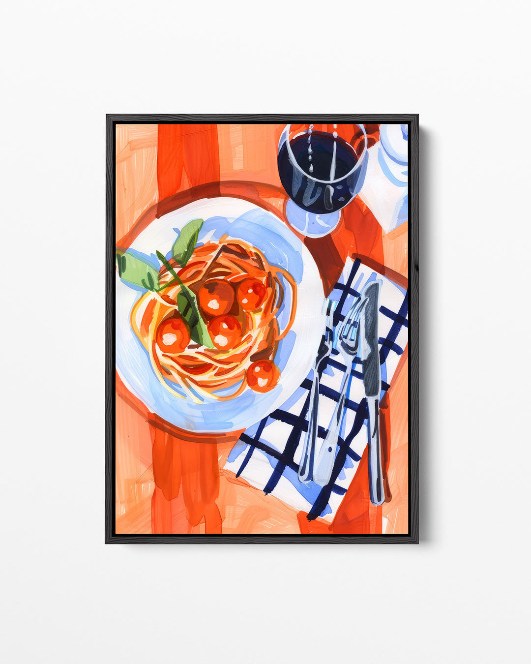 Dynamische tafelscène Kunstwerk