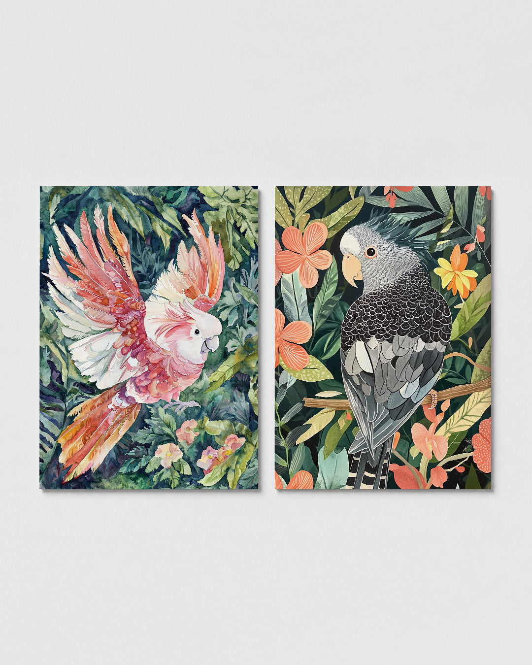 Vleugels en bladeren Posterset