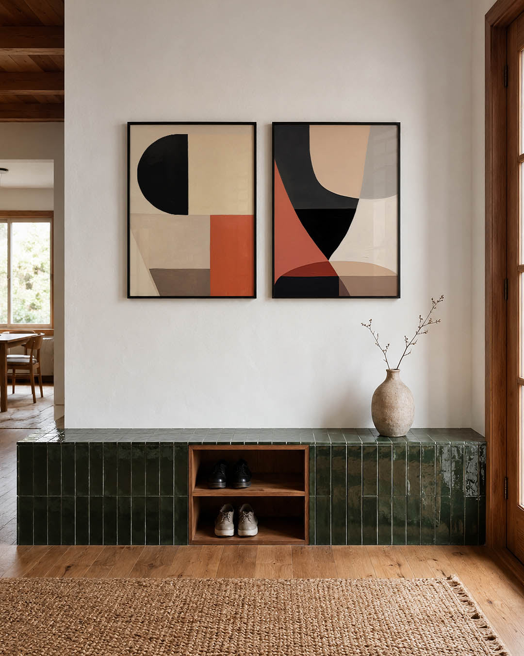 Vorm en kleurenspel Posterset