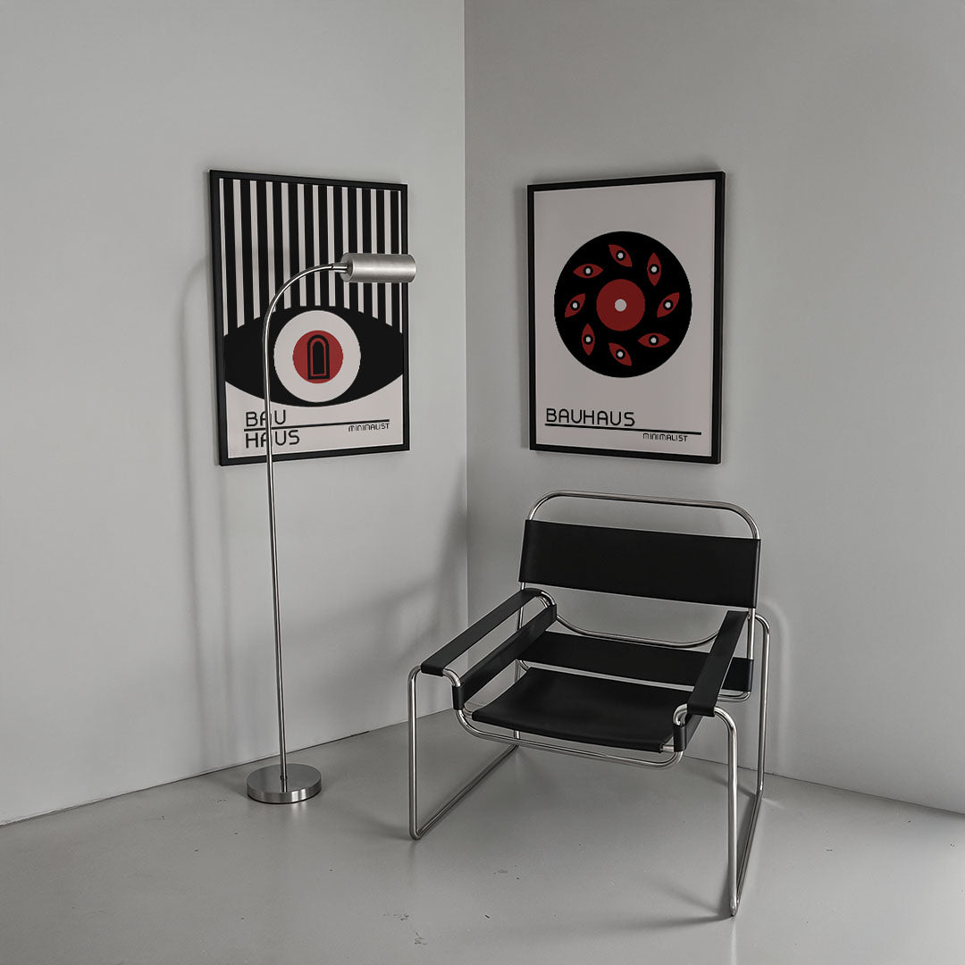 Lijnen en cirkel Posterset