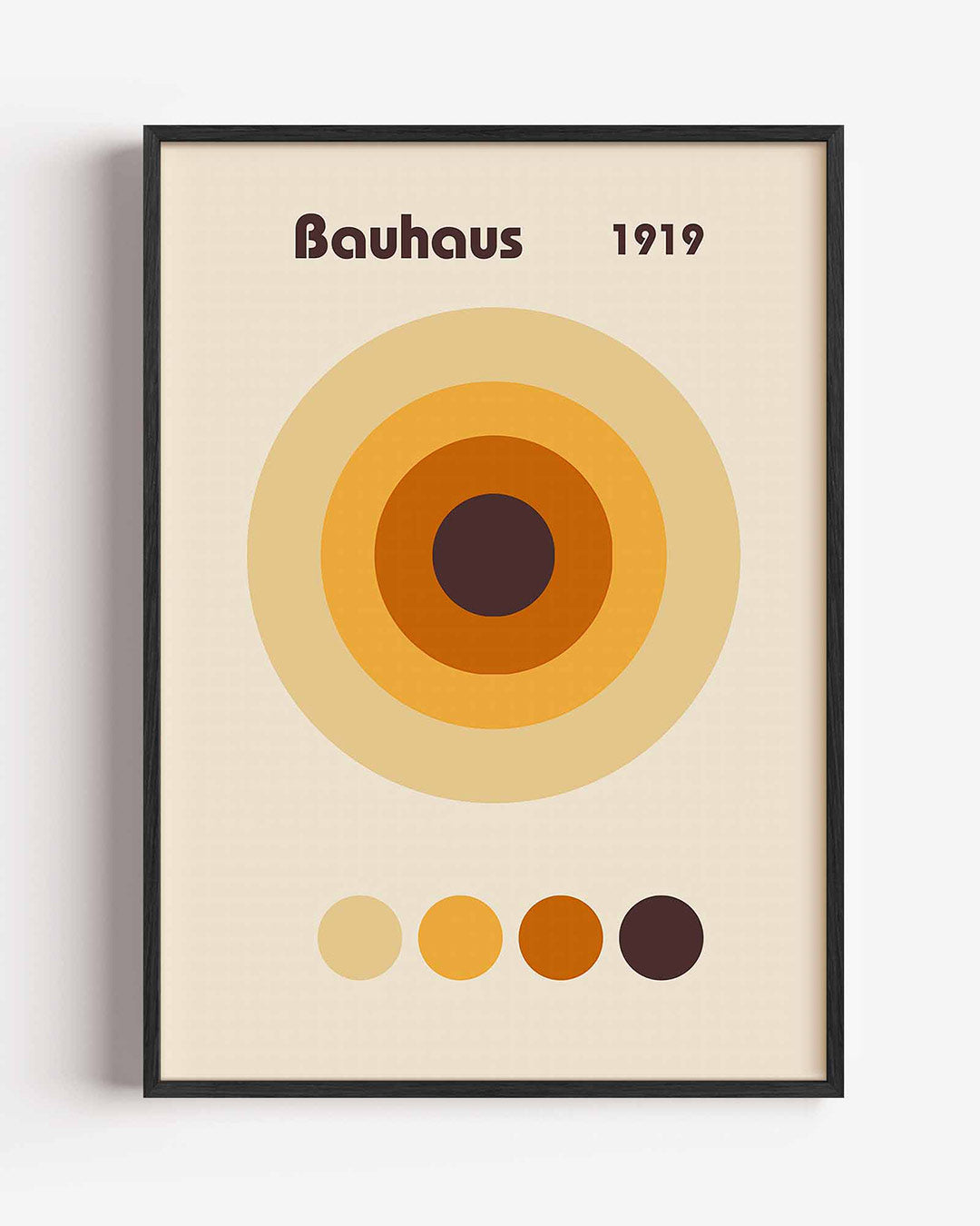 Cirkelvormen en kleur Poster