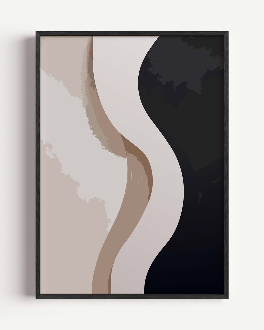Subtiele Elegante Golven Poster-WallArtistic