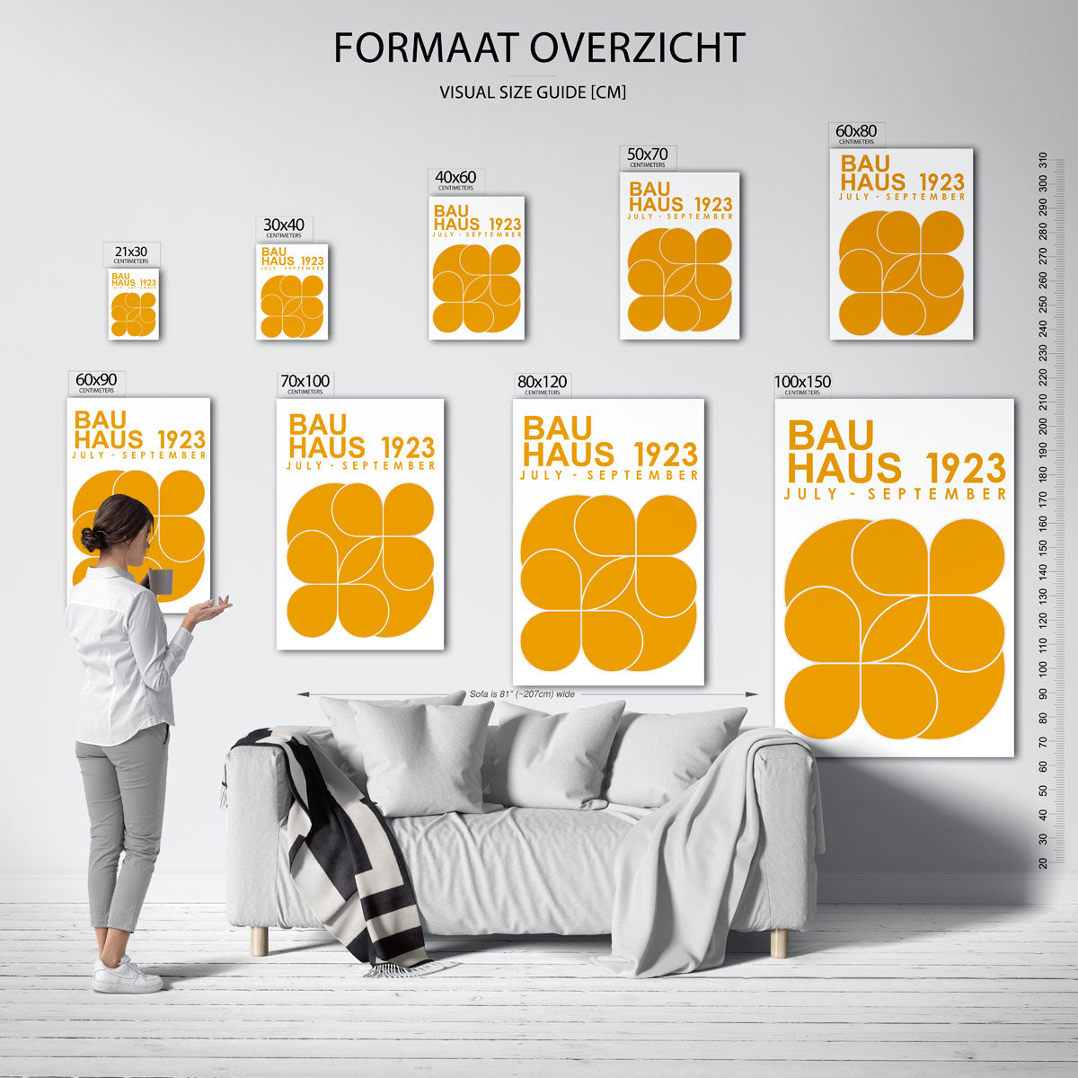 Vormen en vlakken Poster