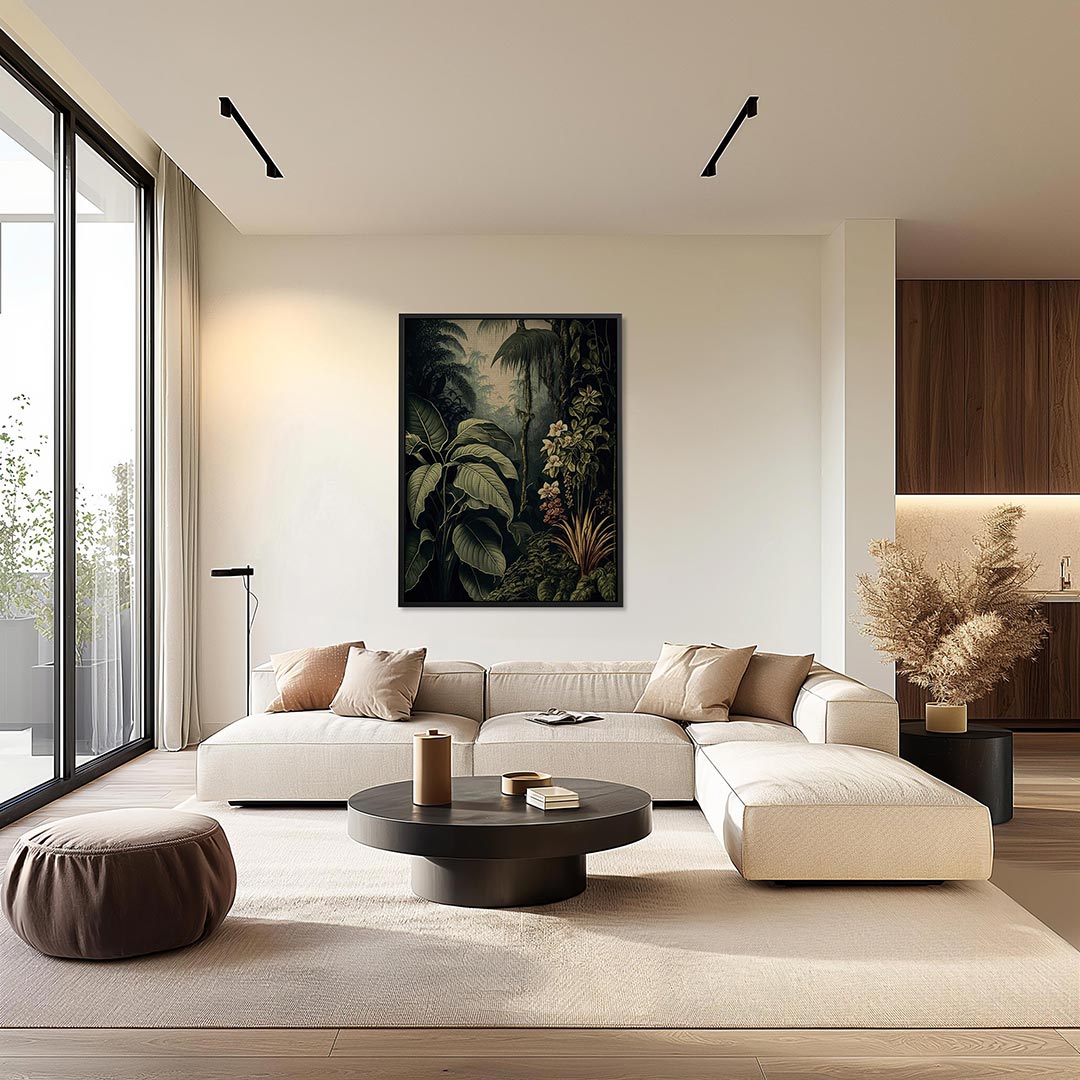 Weelderige jungle Kunstwerk