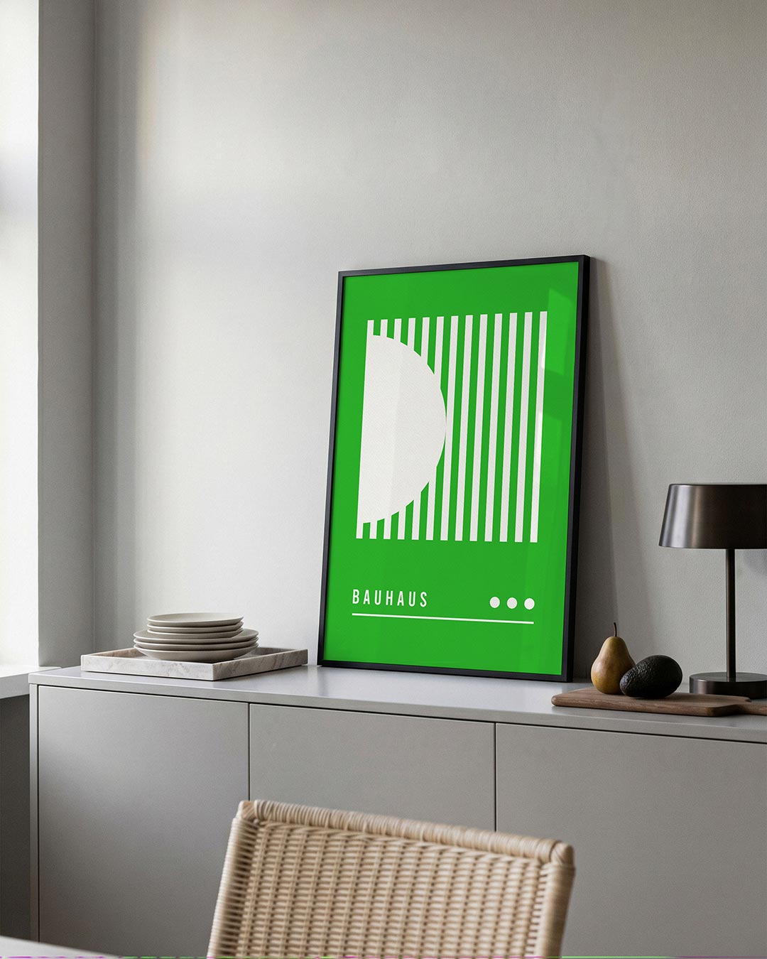 Lijnen en vlakkenspel Poster
