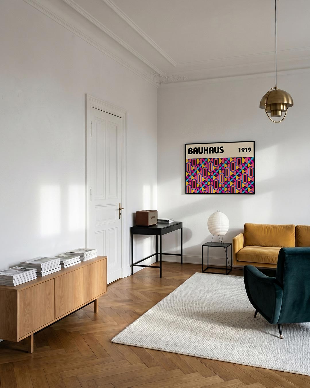 Vormritme en kleur Poster