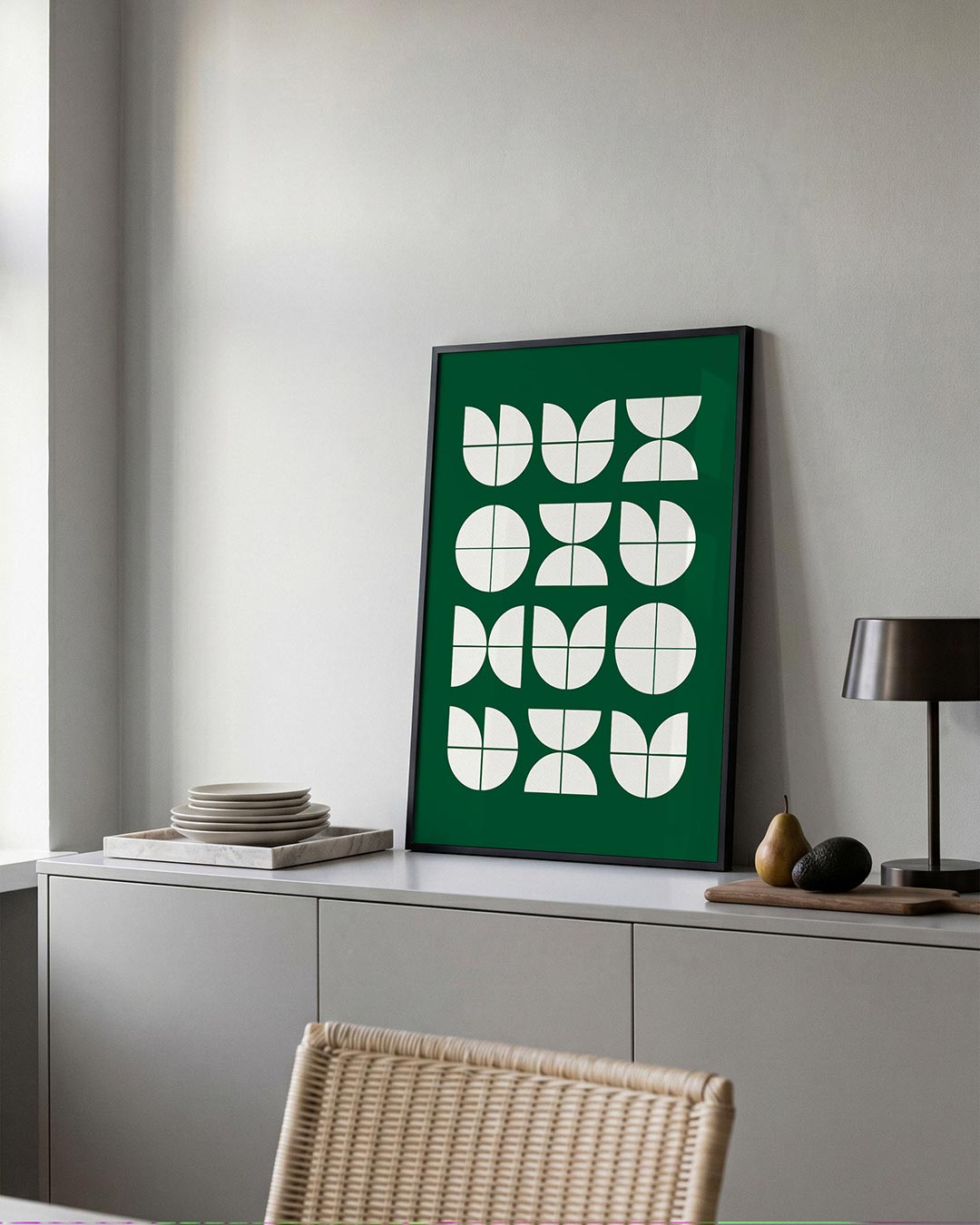 Vormritme en balans Poster