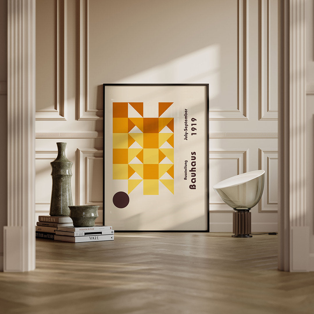 Vormritme en kleur Poster