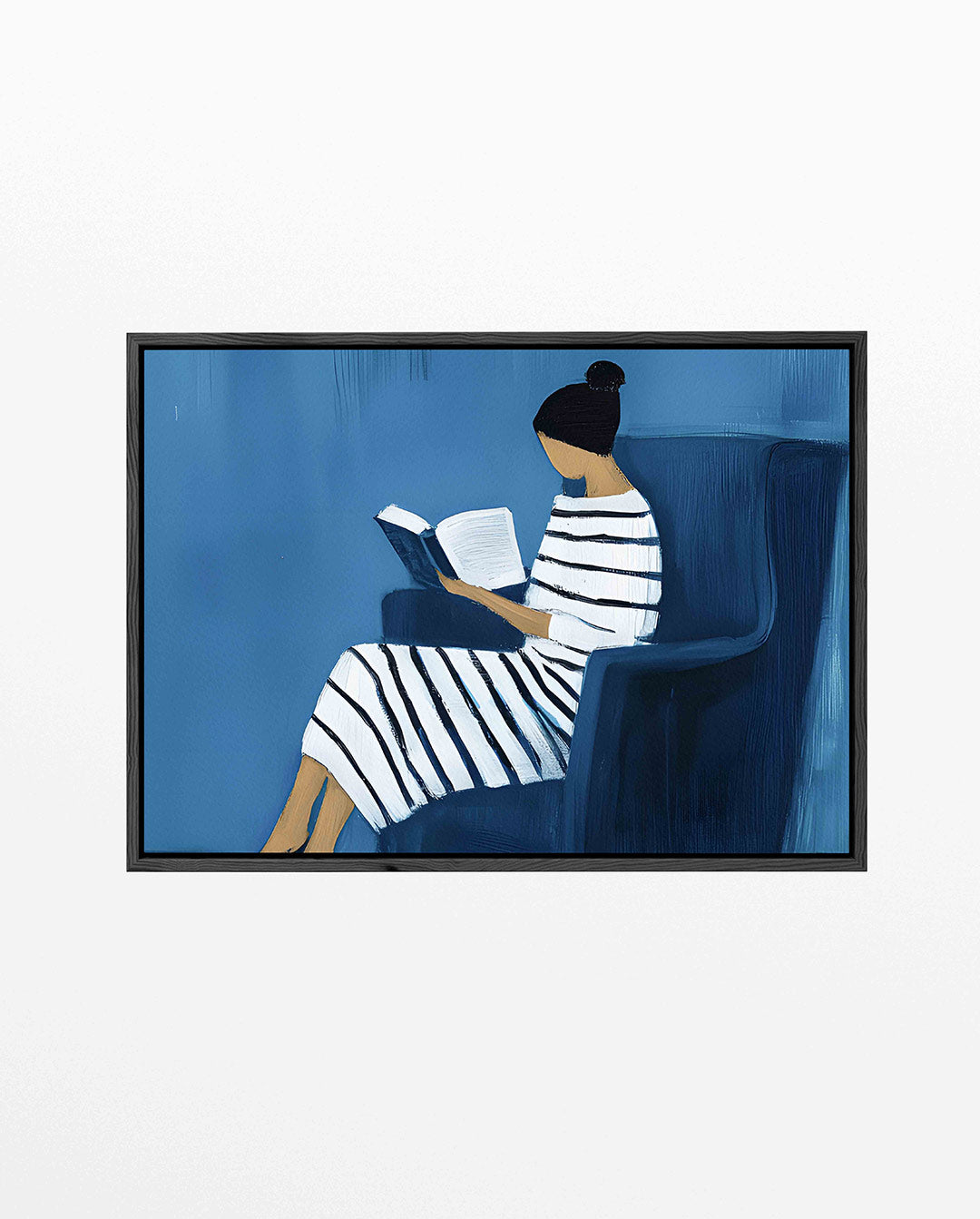 Lezende vrouw Kunstwerk