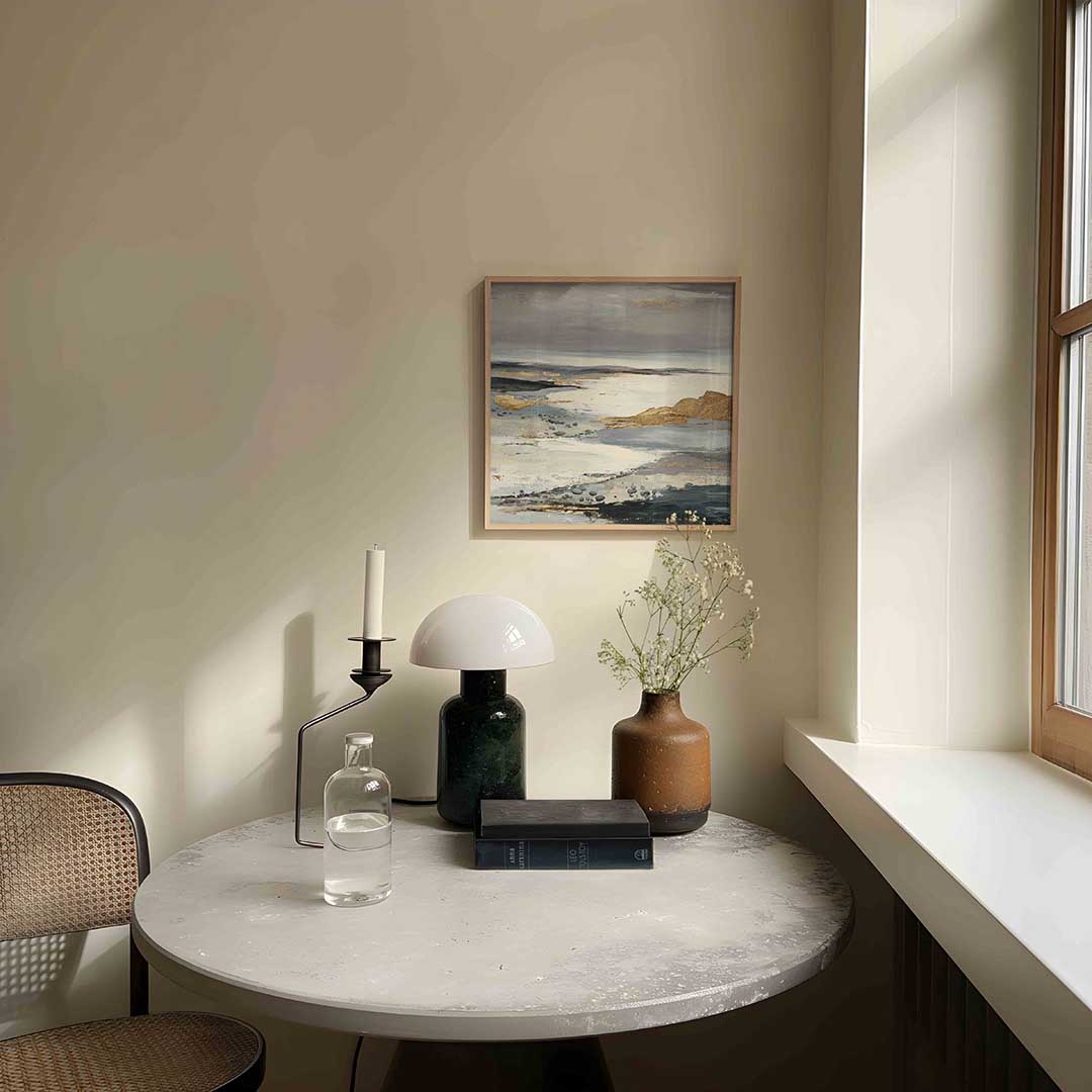 Abstracte landschapsweergave Poster