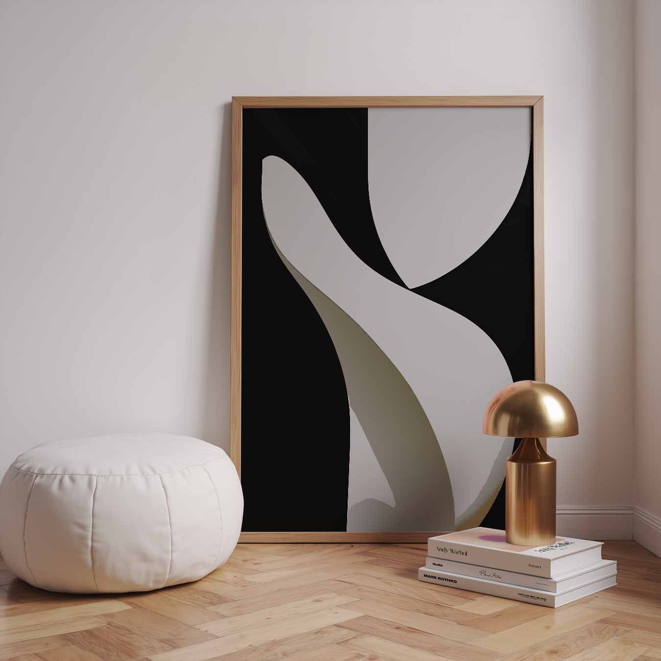 Elegante Abstractie Poster-WallArtistic