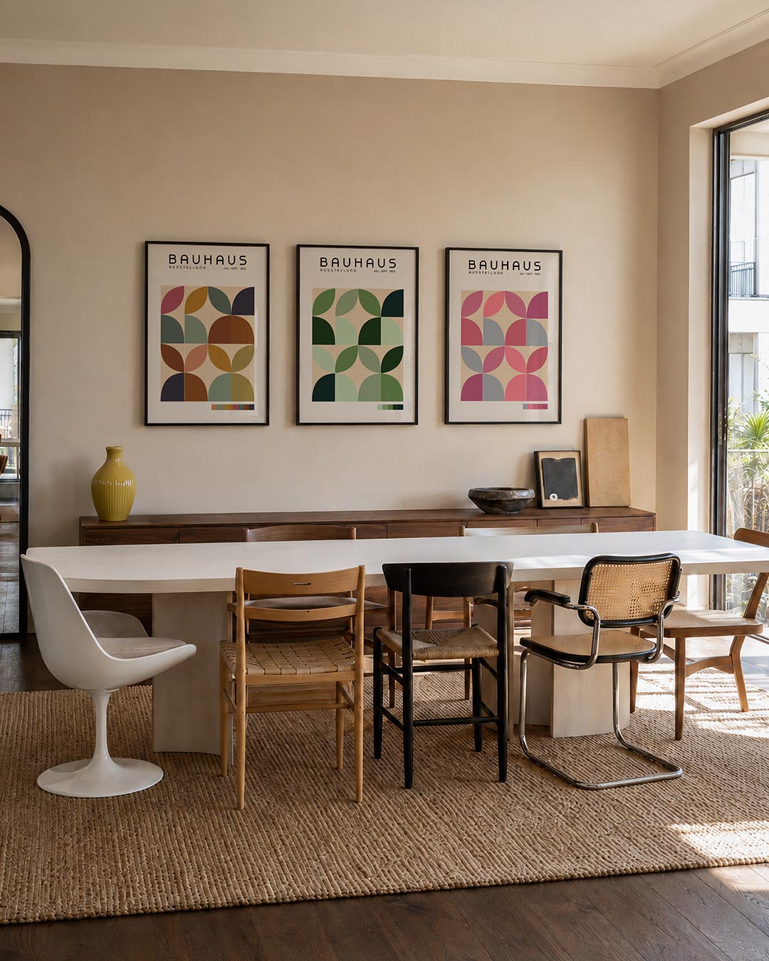Vorm en kleurenspel Posterset