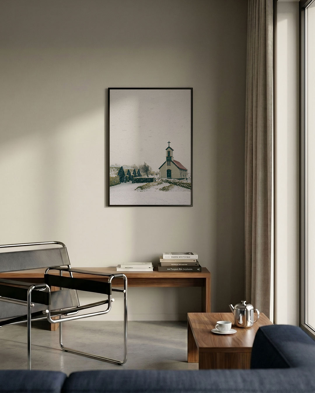Winterse kapel Poster