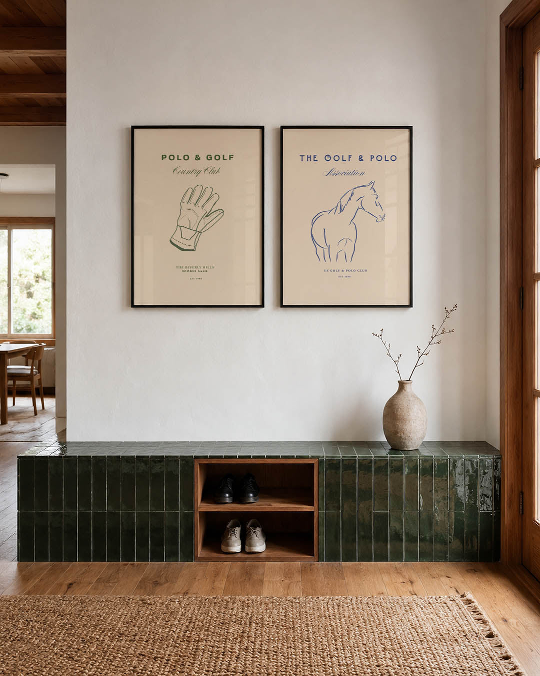 Lijn en handschoen Posterset
