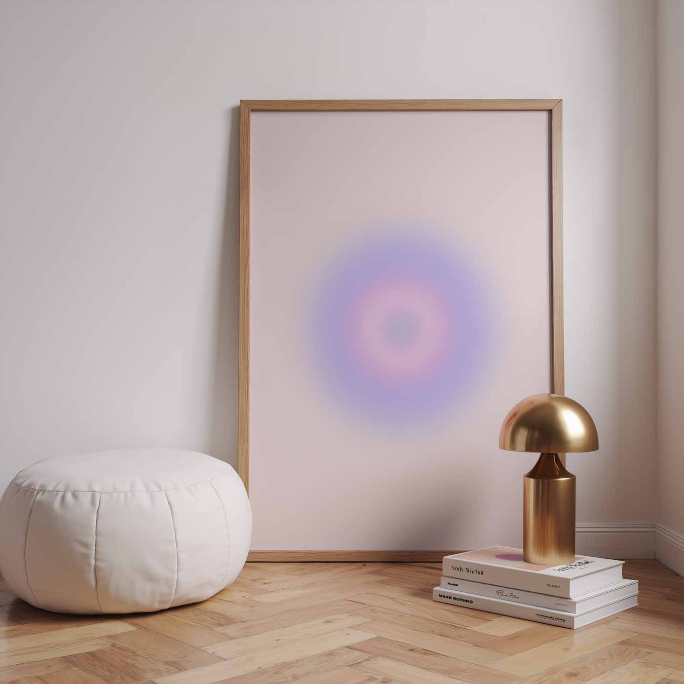 Pastel Kleurenspel Wanddecoratie Poster-WallArtistic