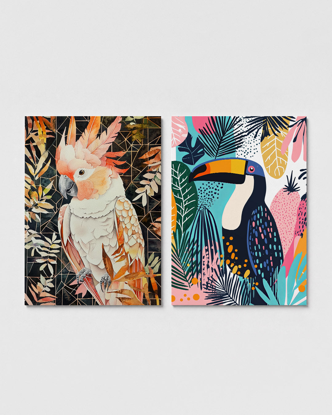 Vogels en geometrie Posterset