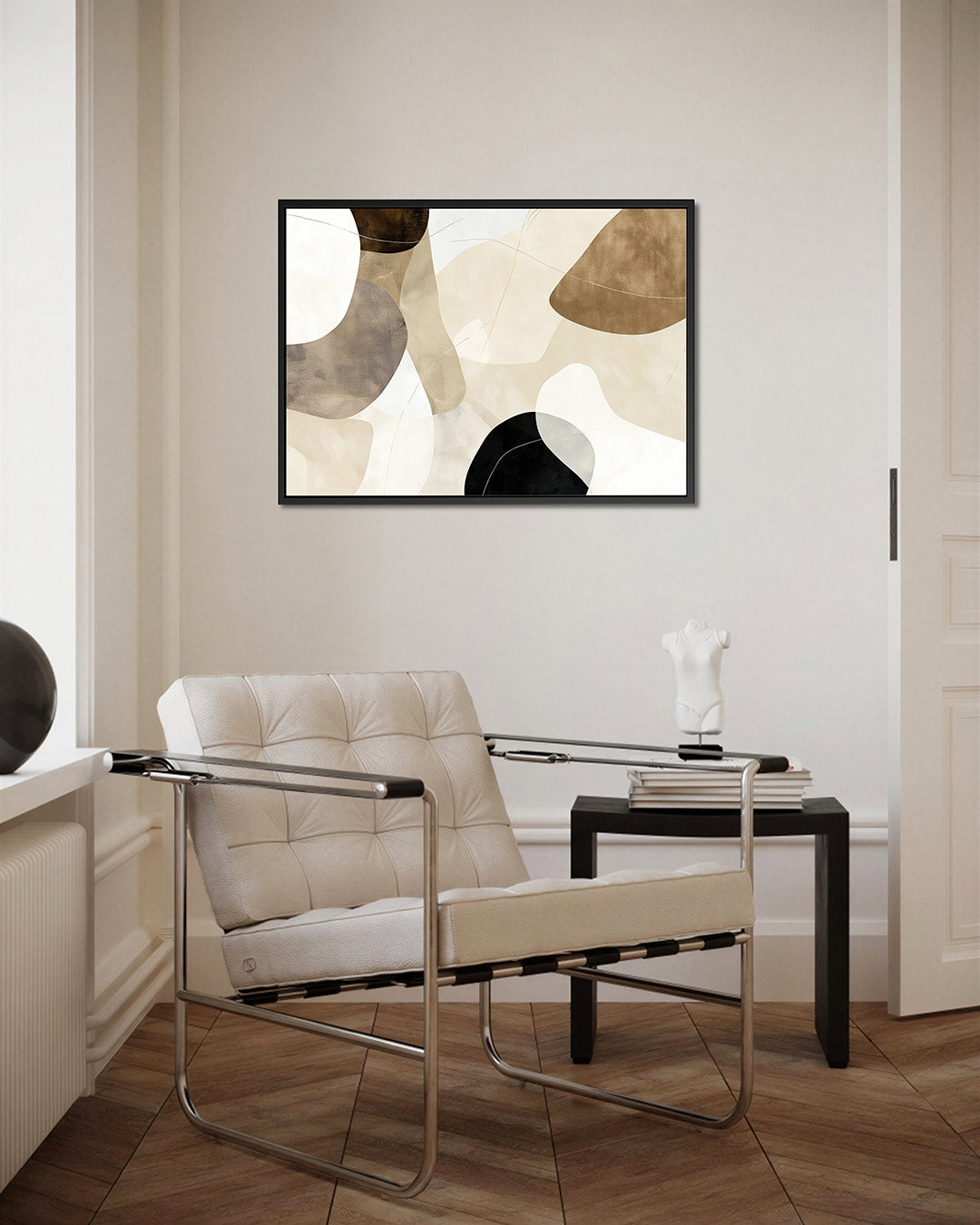Organische vormen compositie Kunstwerk