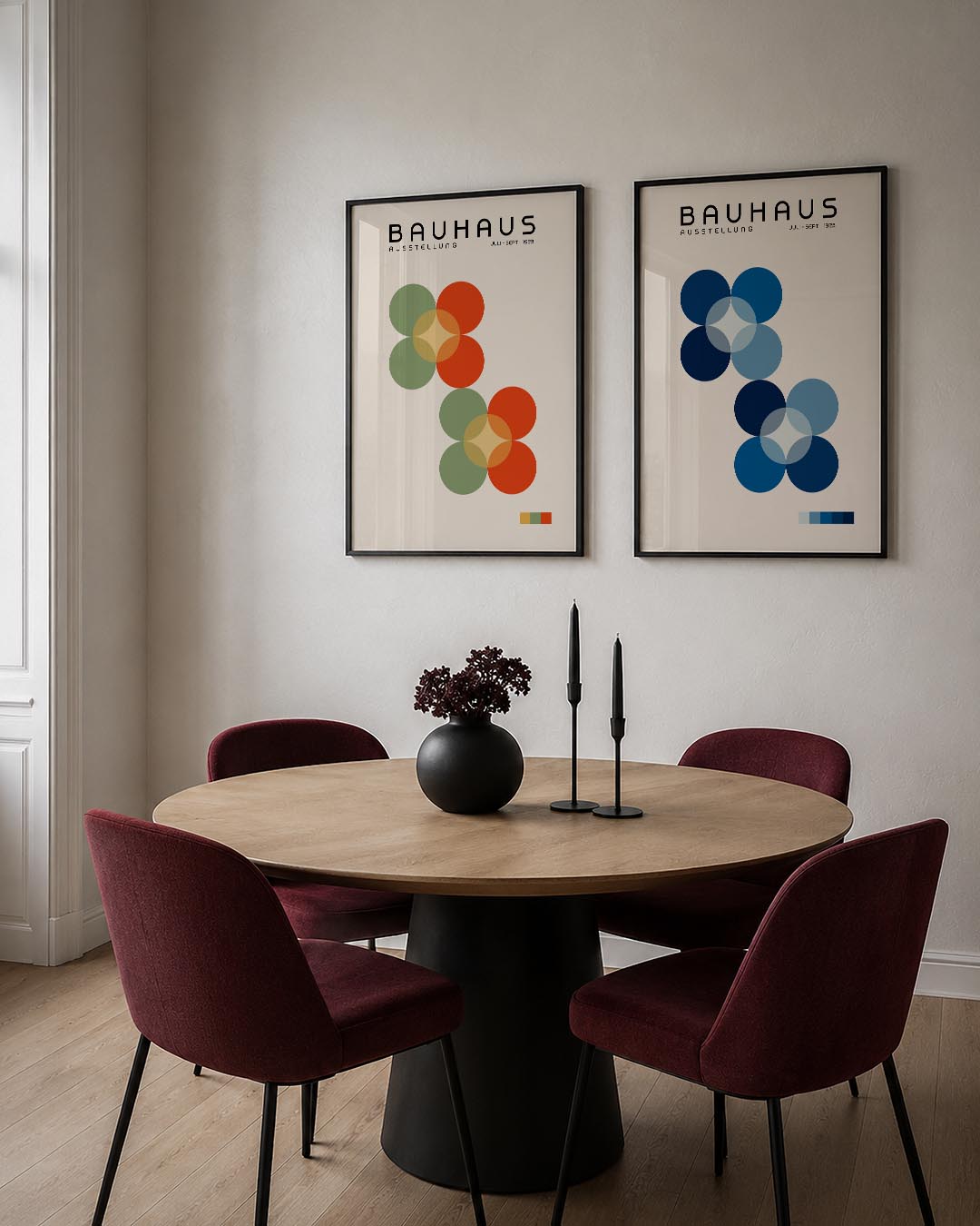 Vormen en kleurvlakken Posterset