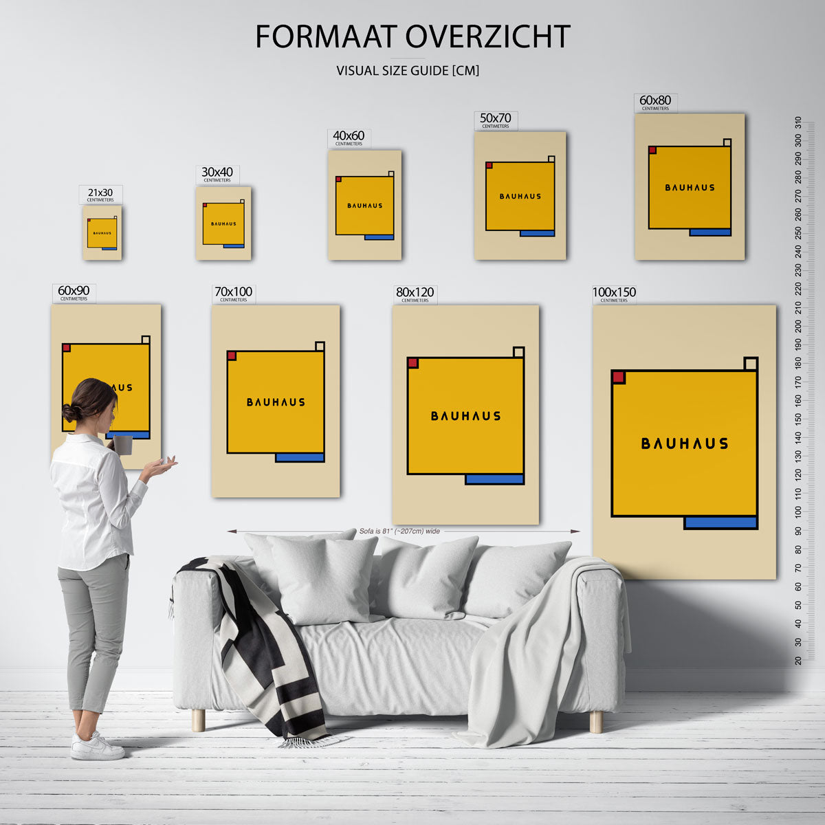 Vorm en kleur Poster