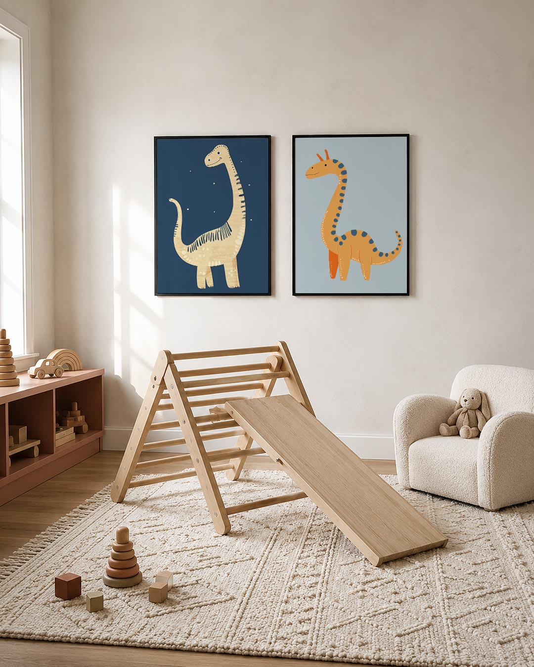 Vrolijke dino Posterset